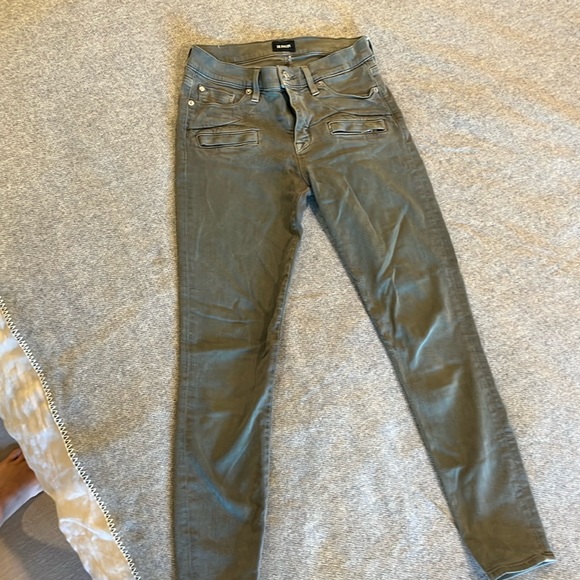 Hudson Army Green Jeans - Picture 1 of 5